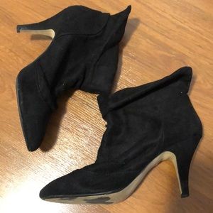 Soft heeled booties size 6.5